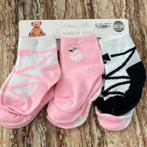 baby girl socks set of 6